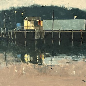 Dock at Night (SOLD)